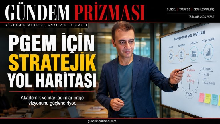 Bilal Semih Bozdemir PGEM projesi stratejik yol haritası, analiz planlama uygulama ve değerlendirme