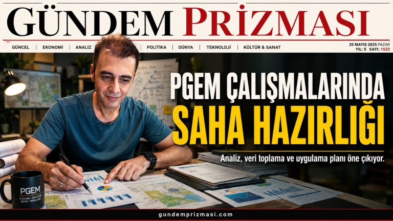 Prof. Dr. Bilal Semih Bozdemir PGEM saha hazırlığı, veri toplama, analiz ve uygulama planı