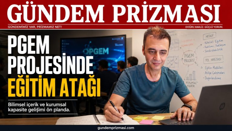 Bilal Semih Bozdemir PGEM projesinde eğitim atağı, bilimsel içerik, kurumsal kapasite ve öğrenme modeli
